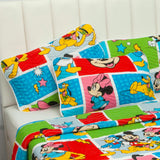 Cubrelecho Español Infantil Multicolor para Cama Sencillo 100 X 190 Cm Doble Faz de Disney - Ropa de Cama | Bylmo