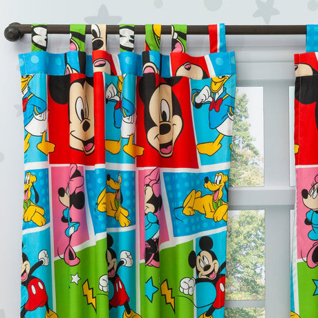 Combo Juego de Sabanas y Cortina Infantil Multicolor Semidoble 120 X 190 Cm de Disney - Ropa de Cama | Bylmo