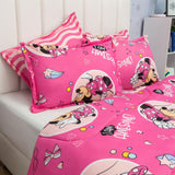 Cubrelecho Acolchado Infantil Rosado para Cama Semidoble 120 X 190 Cm Doble Faz de Minnie - Otros textiles | Bylmo