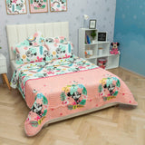Cubrelecho Español Infantil Multicolor para Cama Doble 140 X 190 Cm Doble Faz de Minnie - Ropa de Cama | Bylmo