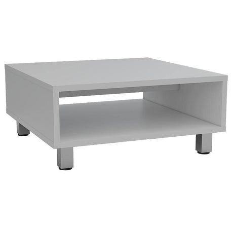Mesa de Centro Eclipse Blanco 60x26cm Rectangular con Patas y con Compartimientos - Mesas | Bylmo