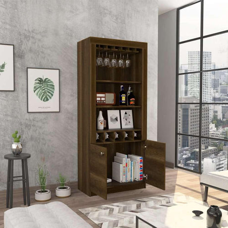 Bar Montenegro Caramelo 75 cm con Dos Puertas - Bares | Bylmo