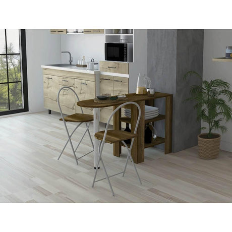 Mesa Nova Caramelo 120 cm con Entrepaños - Mesas | Bylmo