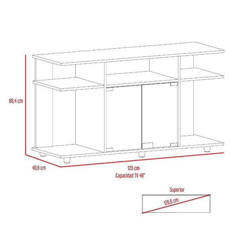 Mesa para TV Daca Duna 120 cm - Muebles para TV | Bylmo