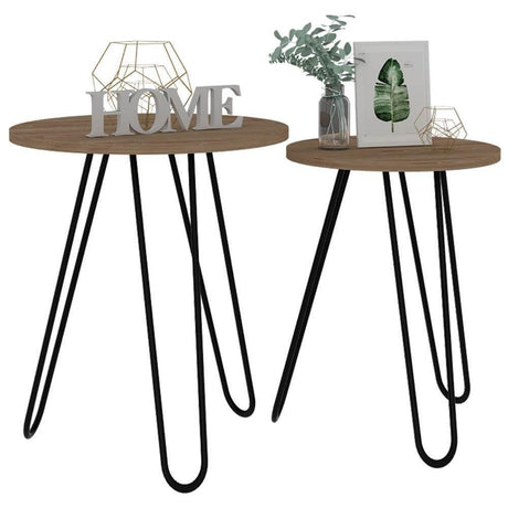 Set x2 Mesas Mamba Miel 50 cm - Mesas | Bylmo