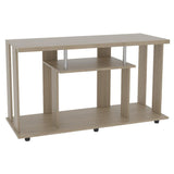 Mesa para TV Lannes Rovere 121x67cm Para TV Hasta 50 Pulgadas sin Cajones y con Patas - Muebles para TV | Bylmo