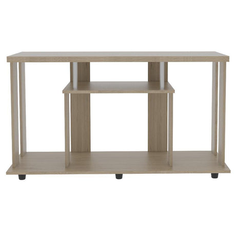 Mesa para TV Lannes Rovere 121x67cm Para TV Hasta 50 Pulgadas sin Cajones y con Patas - Muebles para TV | Bylmo