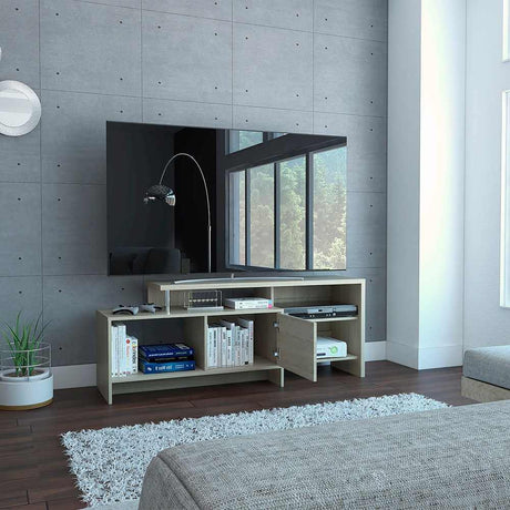 Mesa para TV Bengala Rovere 143x56cm Para TV Hasta 49 Pulgadas con Un Cajón - Muebles para TV | Bylmo
