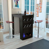 Mesa bar Syrah Wengue 91x106cm sin Cajones y sin Portabotellas - Bares | Bylmo