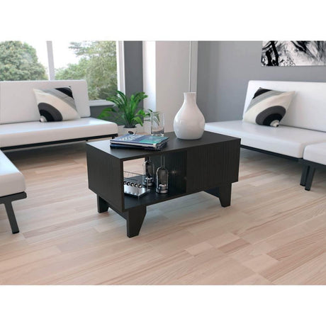 Mesa Ponova Wengue 78 cm con Un Cajón - Mesas | Bylmo