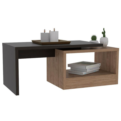 Mesa de Centro Kaia Wengue 100x40cm Rectangular - Mesas | Bylmo