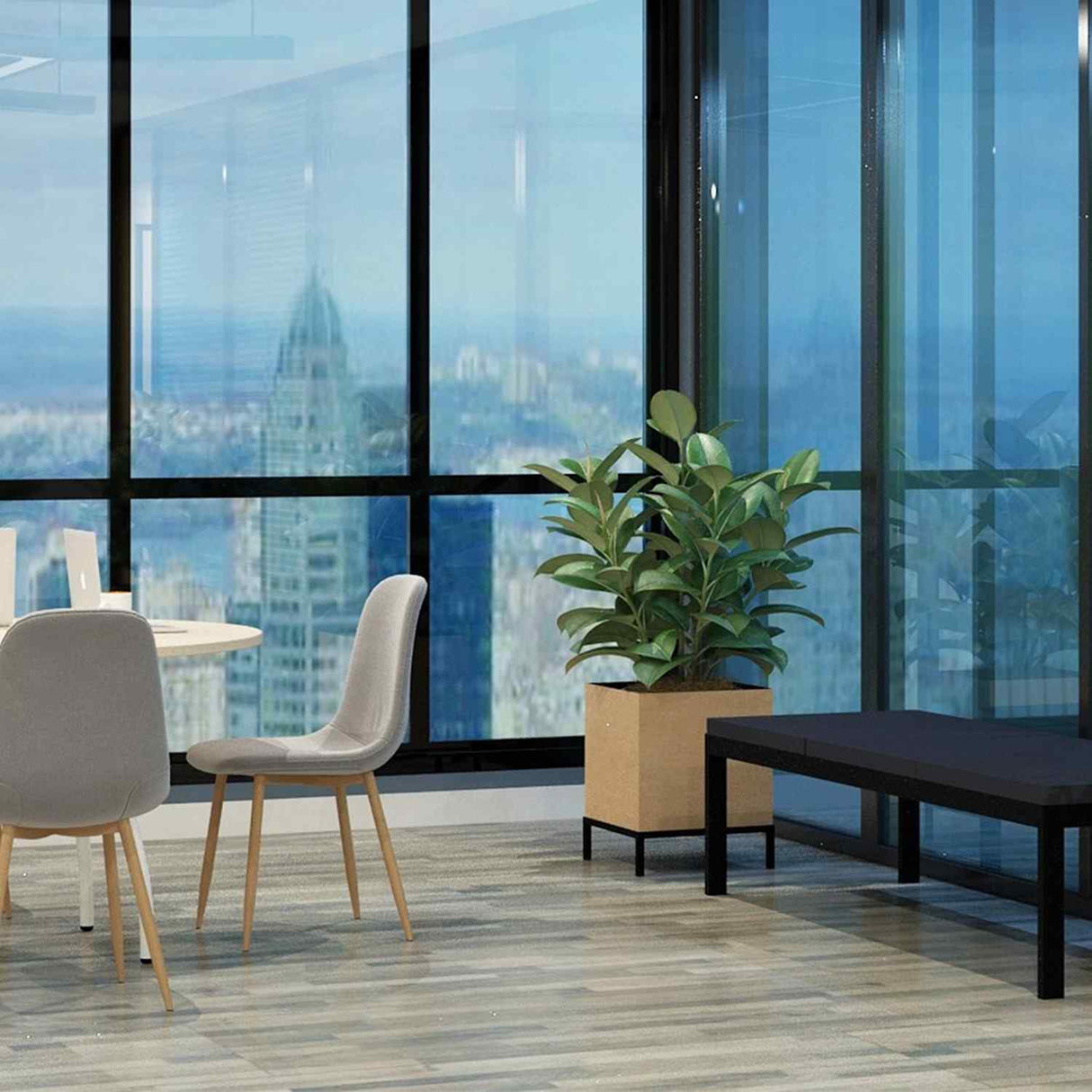 Maceta Fiona Madera 40 cm Cuadrado - Jardineria | Bylmo