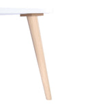 Mesa de Centro Blanco 39x35cm Triangular con Patas - Mesas | Bylmo