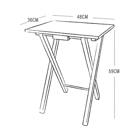 Mesa Petroleo 48 cm Plegable - Mesas | Bylmo