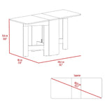 Mesa Auxiliar Gateleg Wengue 60 cm Rectangular Plegable