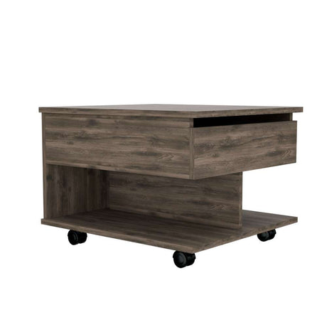 Mesa de Centro Luanda Bellota 55x39.1cm Rectangular con Patas y con Compartimientos - Mesas | Bylmo