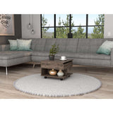 Mesa de Centro Luanda Bellota 55x39.1cm Rectangular con Patas y con Compartimientos - Mesas | Bylmo