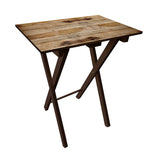 Mesa Auxiliar Natura Cafe 48x59cm Rectangular Plegable - Mesas Auxiliares | Bylmo