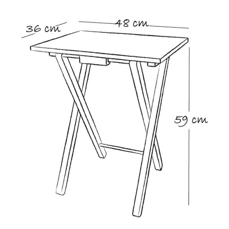 Mesa Bistro 48 cm Plegable - Mesas | Bylmo