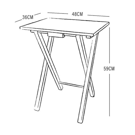 Mesa Candelaria 48 cm Plegable - Mesas | Bylmo