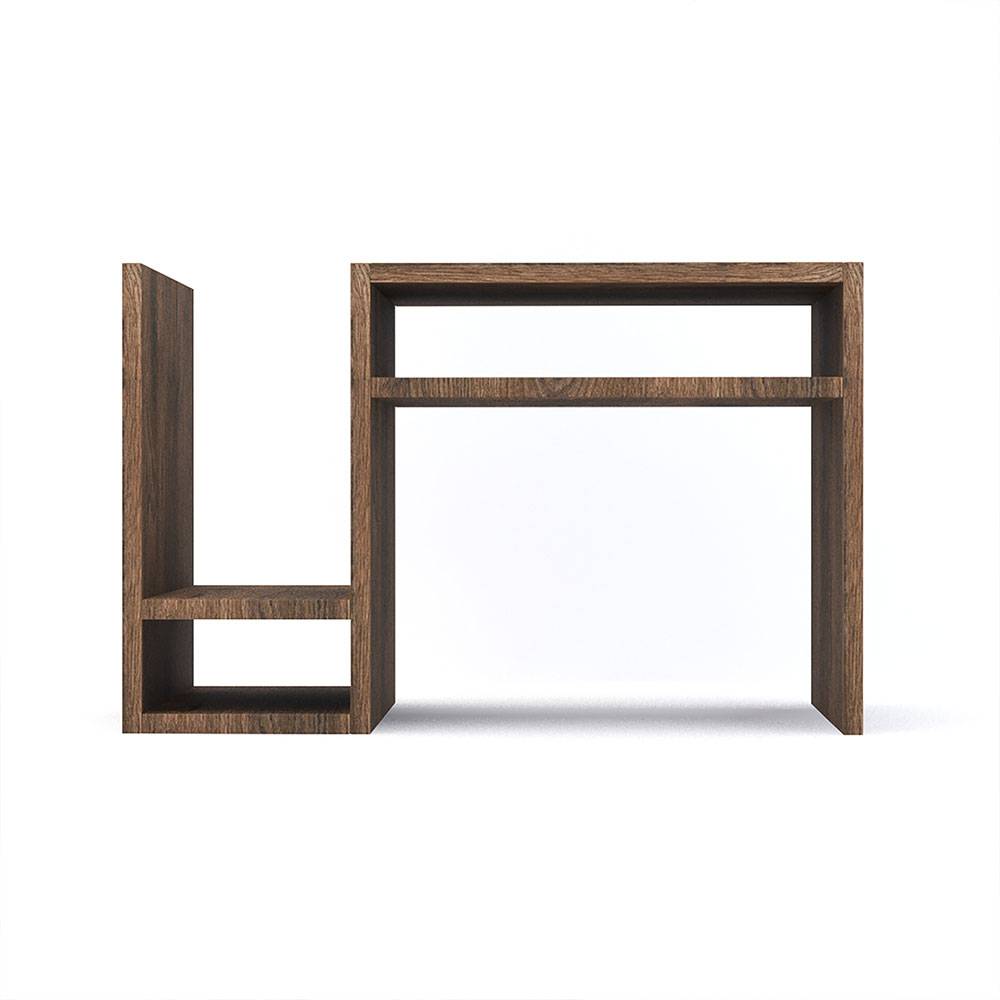 Mesa Auxiliar Pula Nogal 35 cm Multifuncional - Mesas Auxiliares | Bylmo