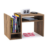 Mesa Auxiliar Pula Nogal 35 cm Multifuncional - Mesas Auxiliares | Bylmo