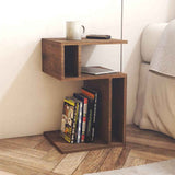 Mesa Auxiliar Pula Nogal 35 cm Multifuncional - Mesas Auxiliares | Bylmo