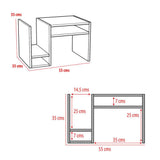 Mesa Auxiliar Pula Nogal 35 cm Multifuncional - Mesas Auxiliares | Bylmo