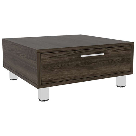Mesa de Centro Beijing Coñac 60x26.3cm Rectangular con Patas y con Compartimientos - Mesas | Bylmo