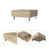 Mesa de Centro Beijing Rovere 60x26.3cm Rectangular con Patas y con Compartimientos - Mesas | Bylmo
