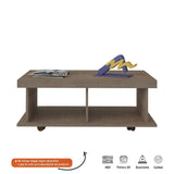 Mesa de Centro Dunas Cafe 90x35cm Rectangular con Ruedas - Mesas | Bylmo