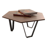 Mesa de Centro Amaretto 80x35cm Hexagonal Con Patas - Mesas | Bylmo