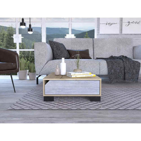 Mesa Loira Duna y Cemento 60 cm con Una Puerta - Mesas | Bylmo