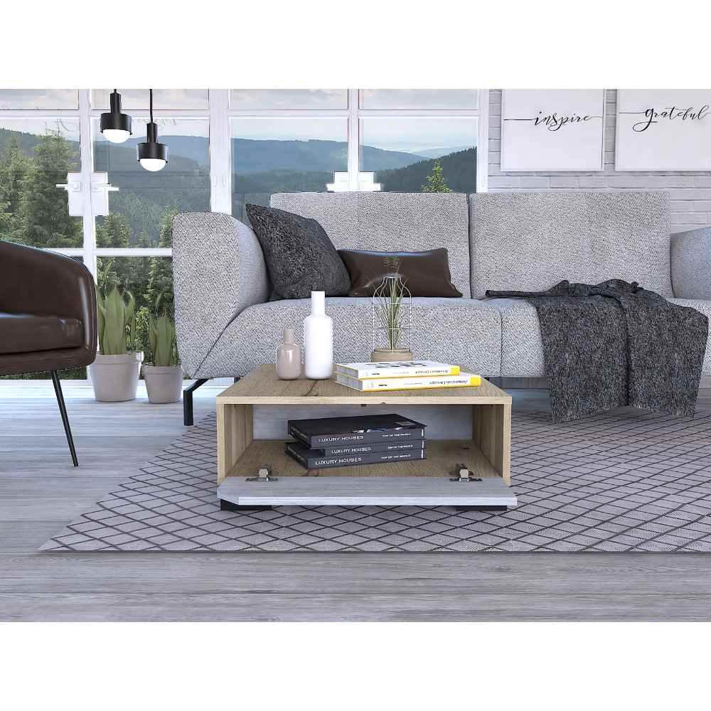 Mesa Loira Duna y Cemento 60 cm con Una Puerta - Mesas | Bylmo