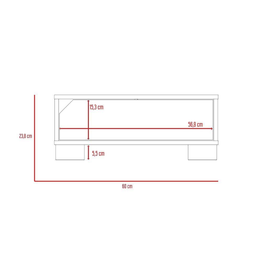 Mesa Loira Duna y Cemento 60 cm con Una Puerta - Mesas | Bylmo