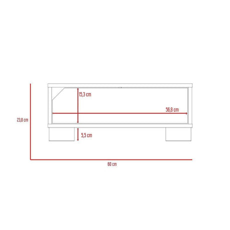 Mesa Loira Duna y Cemento 60 cm con Una Puerta - Mesas | Bylmo
