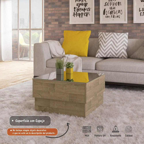 Mesa de Centro Parati Cafe 60x35cm Cuadrado - Mesas | Bylmo