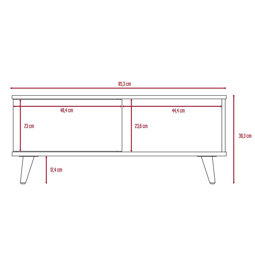 Mesa Salem Gales 95 cm con Una Puerta - Mesas | Bylmo