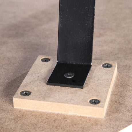 Mesa de Centro Vitory Blanco 60x36cm Circular con Patas Metálicas - Mesas | Bylmo