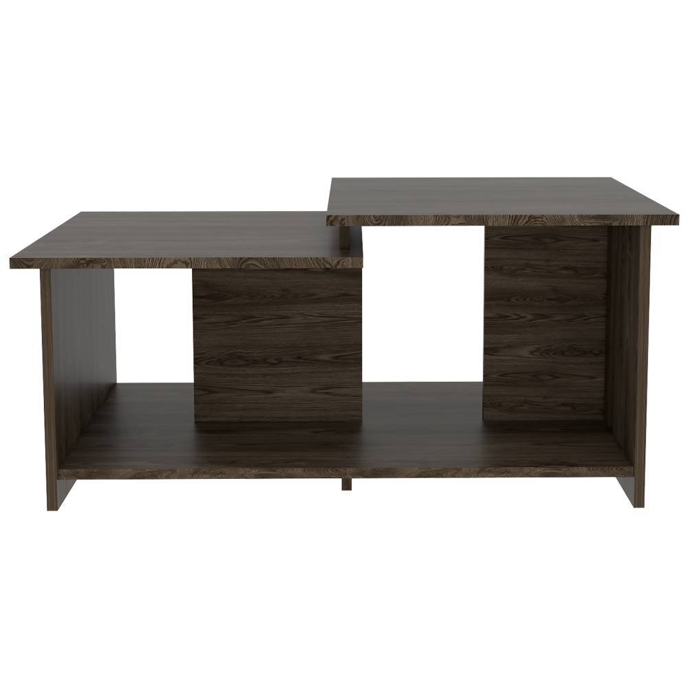 Mesa de Centro Wema Coñac 89.3x41.6cm Rectangular y con Compartimientos - Mesas | Bylmo