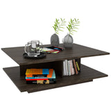 Mesa de Centro Bengala Coñac 100x37cm Rectangular y con Compartimientos - Mesas | Bylmo