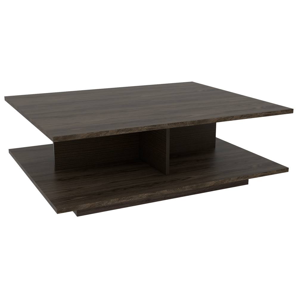 Mesa de Centro Bengala Coñac 100x37cm Rectangular y con Compartimientos - Mesas | Bylmo