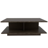 Mesa de Centro Bengala Coñac 100x37cm Rectangular y con Compartimientos - Mesas | Bylmo
