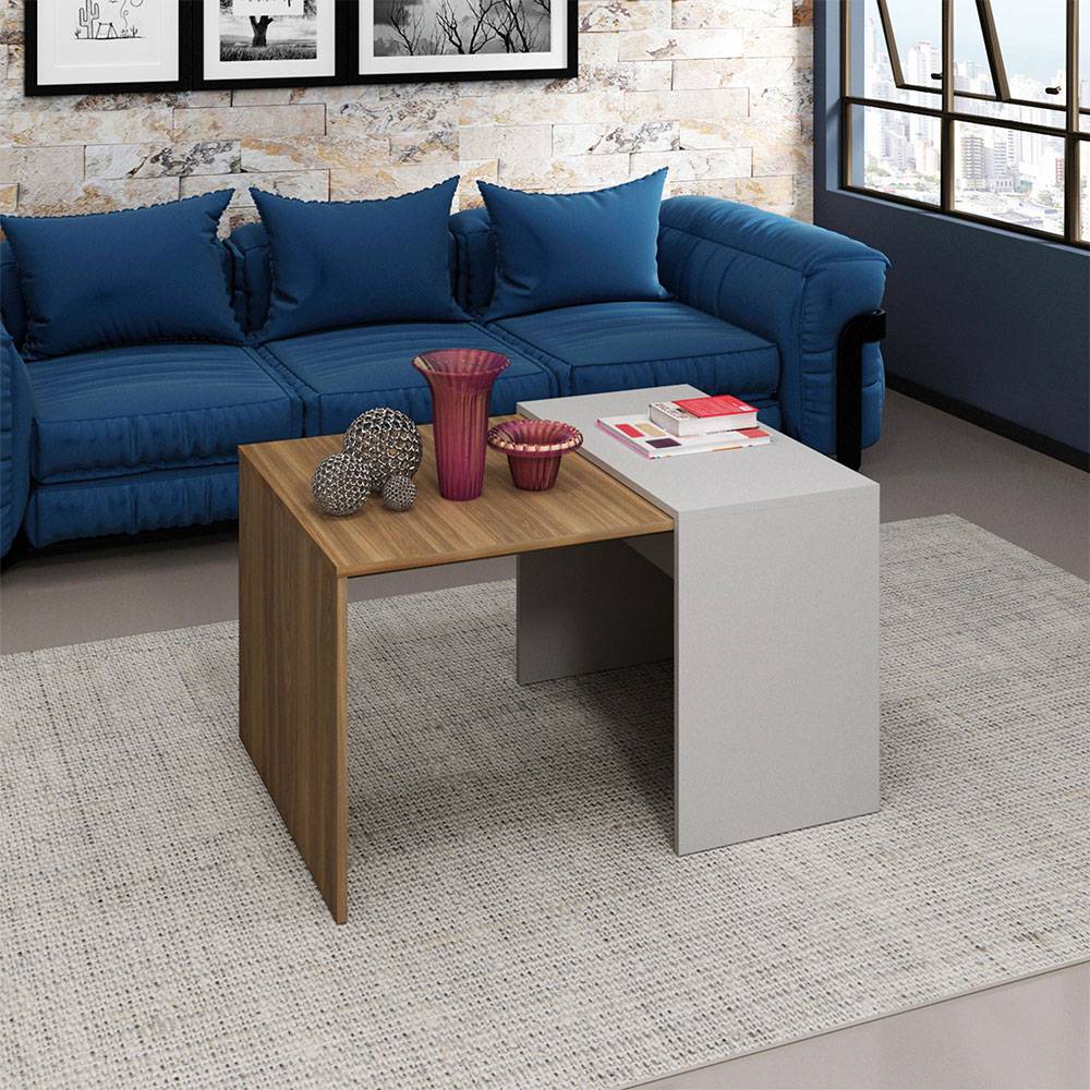 Mesa de Centro Cobeña Cafe 90x52.5cm Rectangular - Mesas | Bylmo