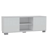 Rack Aurora Blanco 142 cm con Dos Puertas - Muebles para TV | Bylmo