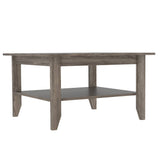 Mesa de Centro Essential Coñac 80x45cm Rectangular con Patas y con Compartimientos - Mesas | Bylmo