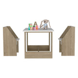 Escritorio Infantil Oz Rovere 90 cm con Sillas - Escritorios y Archivadores | Bylmo