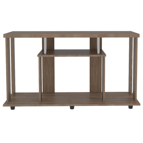 Mesa para TV Lannes Miel 120.9x67cm Para TV Hasta 50 Pulgadas sin Cajones y con Patas - Muebles para TV | Bylmo