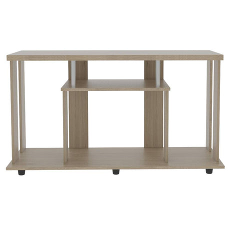 Mesa para TV Lannes Rovere 120.9x67cm Para TV Hasta 55 Pulgadas sin Cajones y con Patas - Muebles para TV | Bylmo