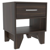 Mesa de Noche Portonova Habano 40 cm con Un Cajón - Mesas de Noche | Bylmo